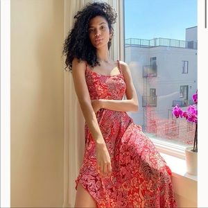 Free People Forever Yours Smocked Dress